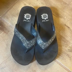 Rhinestone YellowBox Flip Flops